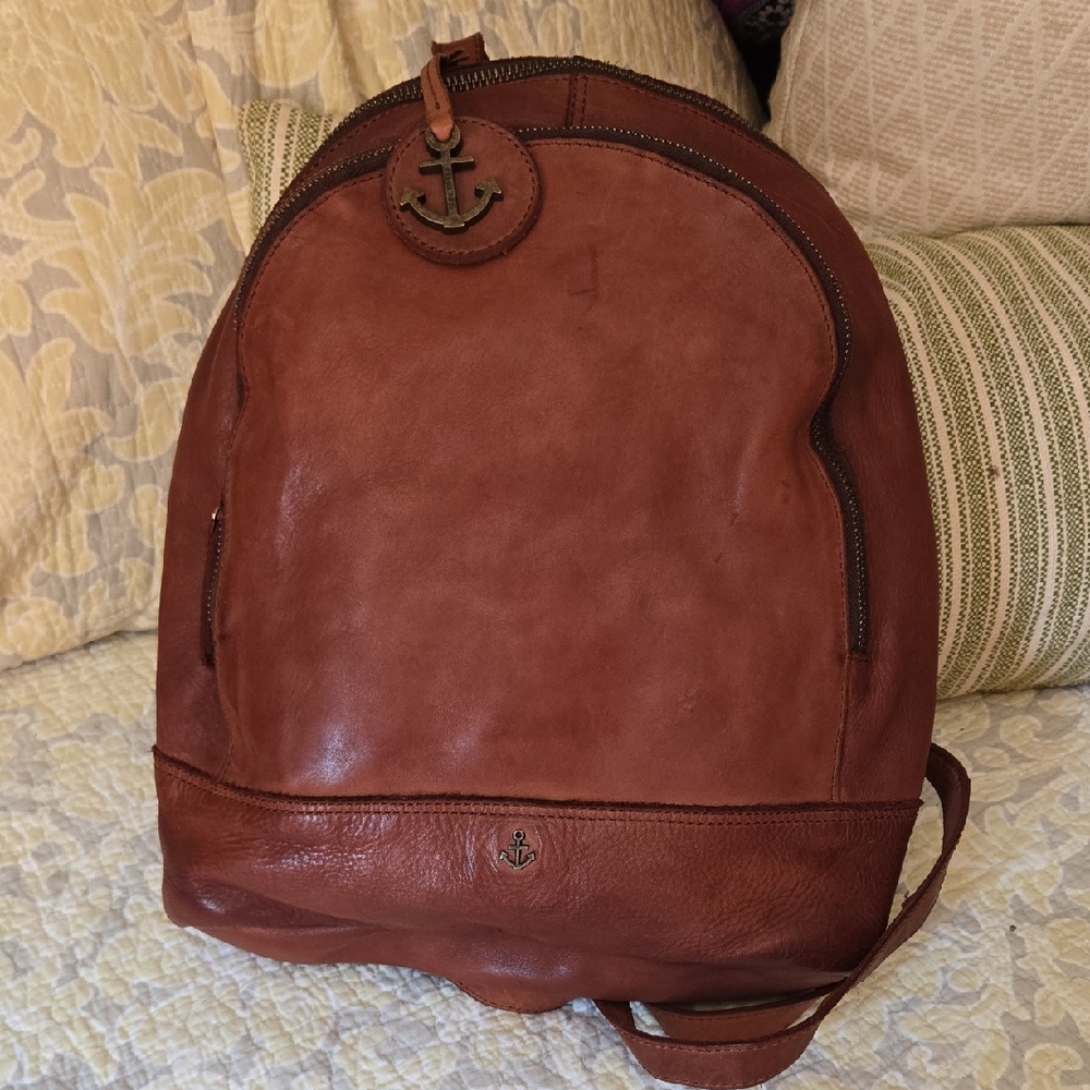 Harbour 2nd Brown Leather Backpack